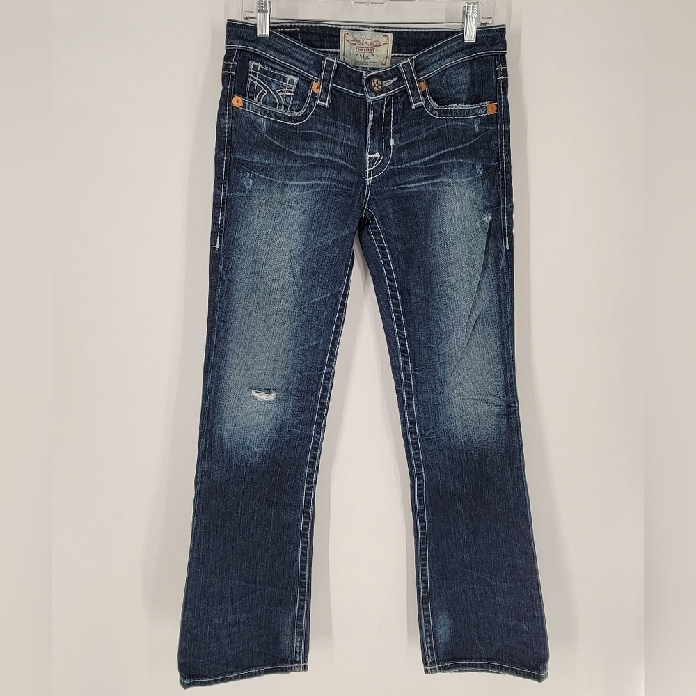 Big Star Miki Jeans Women's Size 26‎ Dark Wash Low Rise Boot